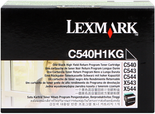 Lexmark C540H1KG black toner