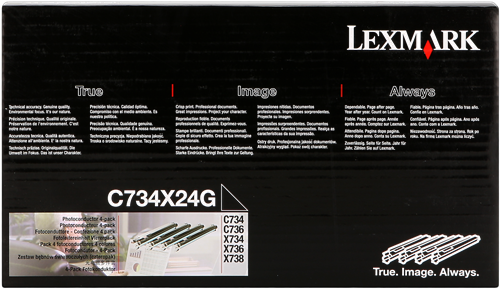 Lexmark C734X24G imaging drum black / cyan / magenta / yellow