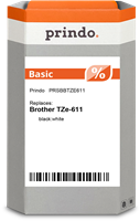 Prindo Basic tape black on white