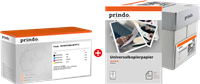 Prindo Classic black / cyan / magenta / yellow / White value pack