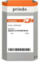 Prindo Classic Red ink cartridge