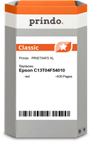 Prindo Classic XL Red ink cartridge
