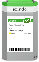 Prindo Green yellow ink cartridge