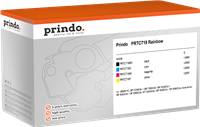 Prindo PRTC718 Rainbow black / cyan / magenta / yellow value pack