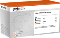 Prindo PRTKYTK590 Rainbow black / cyan / magenta / yellow value pack