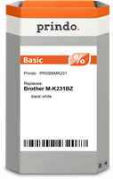 Prindo tape black on white