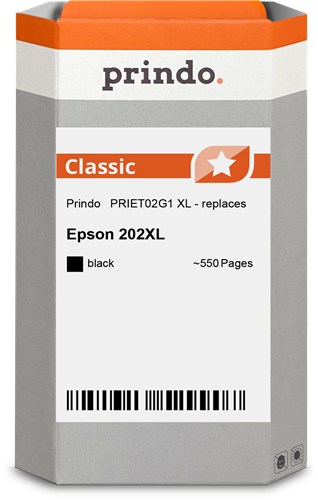 Prindo 202XL black ink cartridge