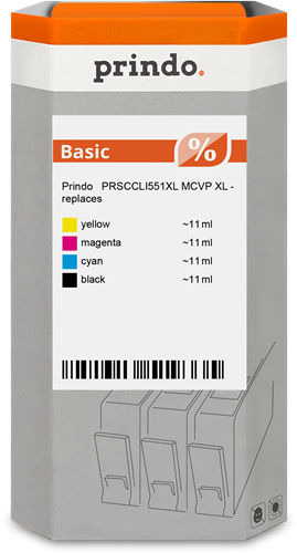 Prindo Basic XL multipack black / cyan / magenta / yellow