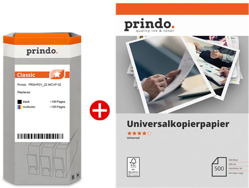 Prindo Classic black / more colours / White value pack