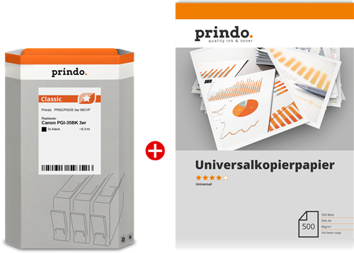 Prindo Classic black value pack