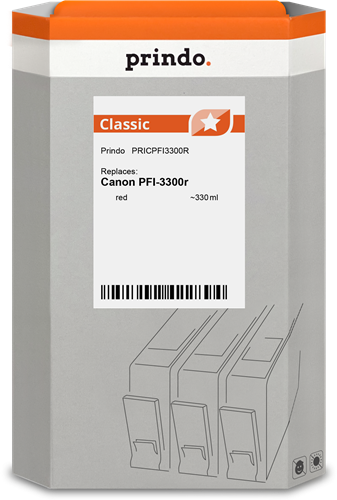 Prindo Classic Red ink cartridge