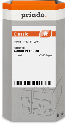Prindo Classic Red ink cartridge
