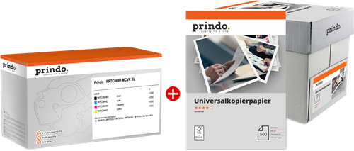 Prindo Classic XL black / cyan / magenta / yellow / White value pack
