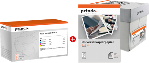 Prindo Classic XL black / cyan / magenta / yellow / White value pack