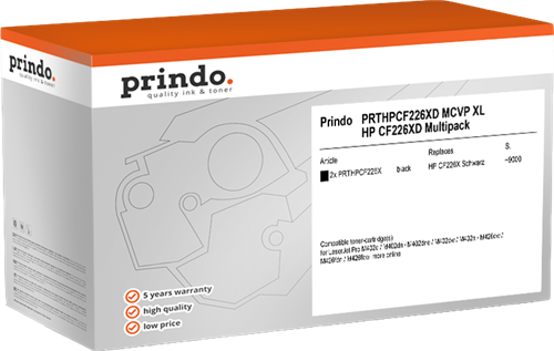 Prindo Classic XL multipack black