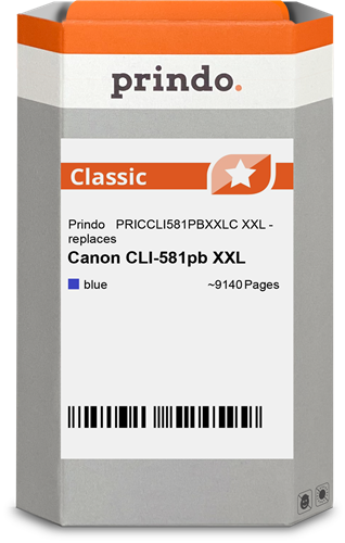 Prindo Classic XXL Blue ink cartridge