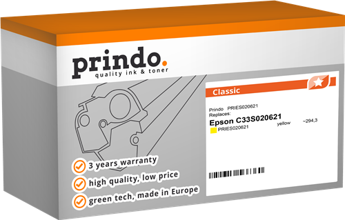 Prindo Classic yellow ink cartridge
