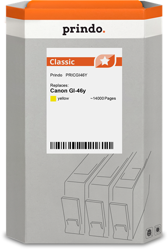 Prindo Classic yellow ink cartridge