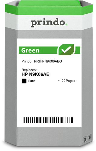 Prindo Green black ink cartridge