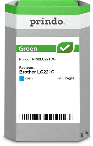 Prindo Green cyan ink cartridge