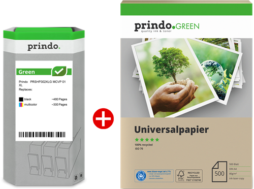 Prindo Green XL black / more colours / smoke white value pack