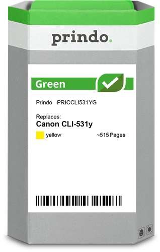 Prindo Green yellow ink cartridge