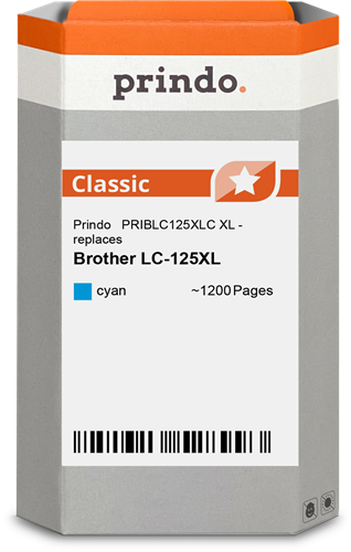 Prindo LC-125XL cyan ink cartridge