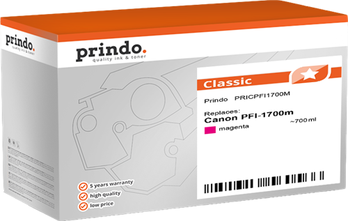 Prindo PFI-1700 magenta ink cartridge