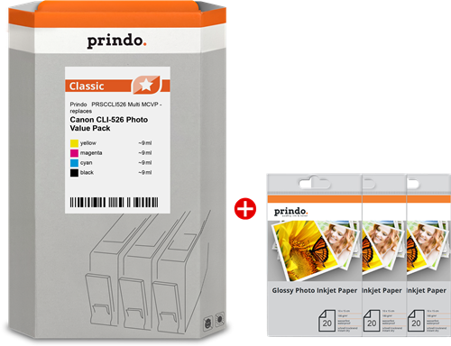 Prindo PRSCCLI526 Multi MCVP multipack black / cyan / magenta / yellow