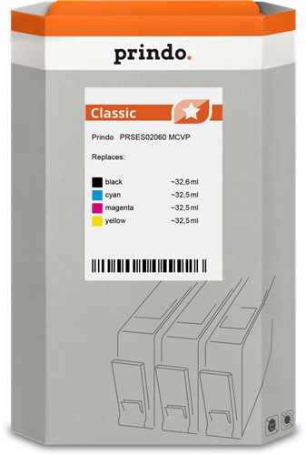 Prindo PRSES02060 MCVP multipack black / cyan / magenta / yellow