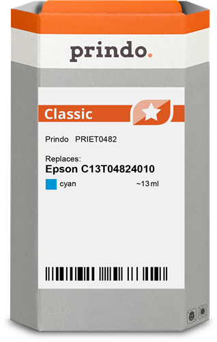 Prindo T0482 cyan ink cartridge