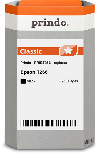 Prindo T266 black ink cartridge