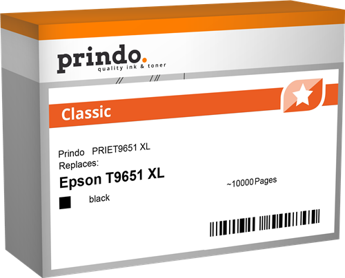 Prindo T9651 black ink cartridge