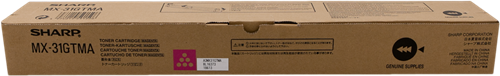 Sharp MX-31GTMA magenta toner